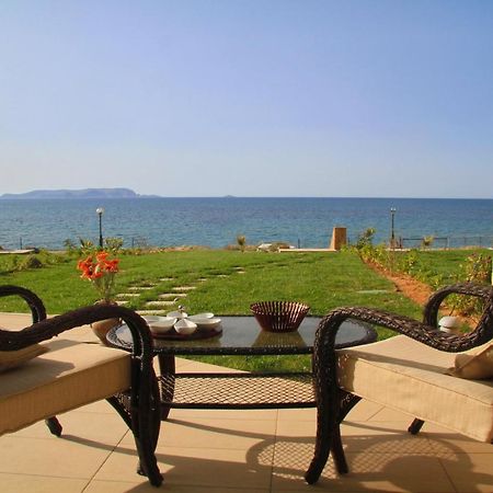 Sea View Beachfront Villa Maria Gouves Exterior photo