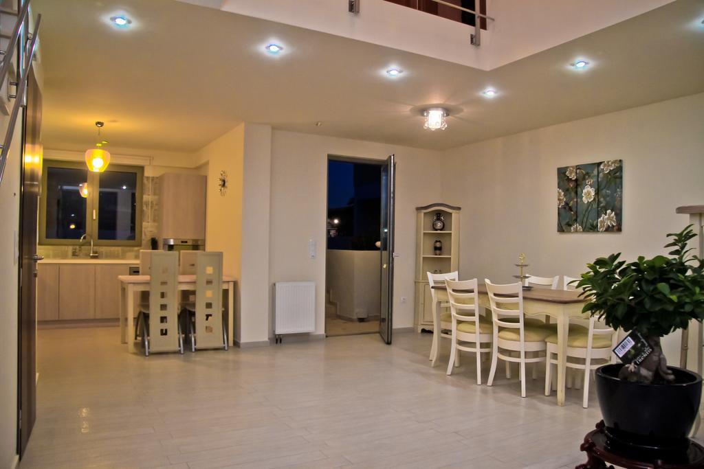 Sea View Beachfront Villa Maria Gouves Exterior photo